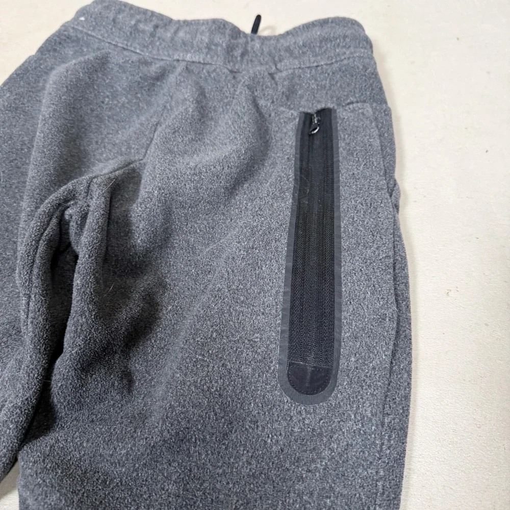 Nike Kids Tech Fleece Joggers Charcoal Grey Heather Sweatpants Size‎ Small